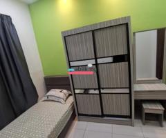 Taman Scientex Senai Single Room with private bathroom for rent